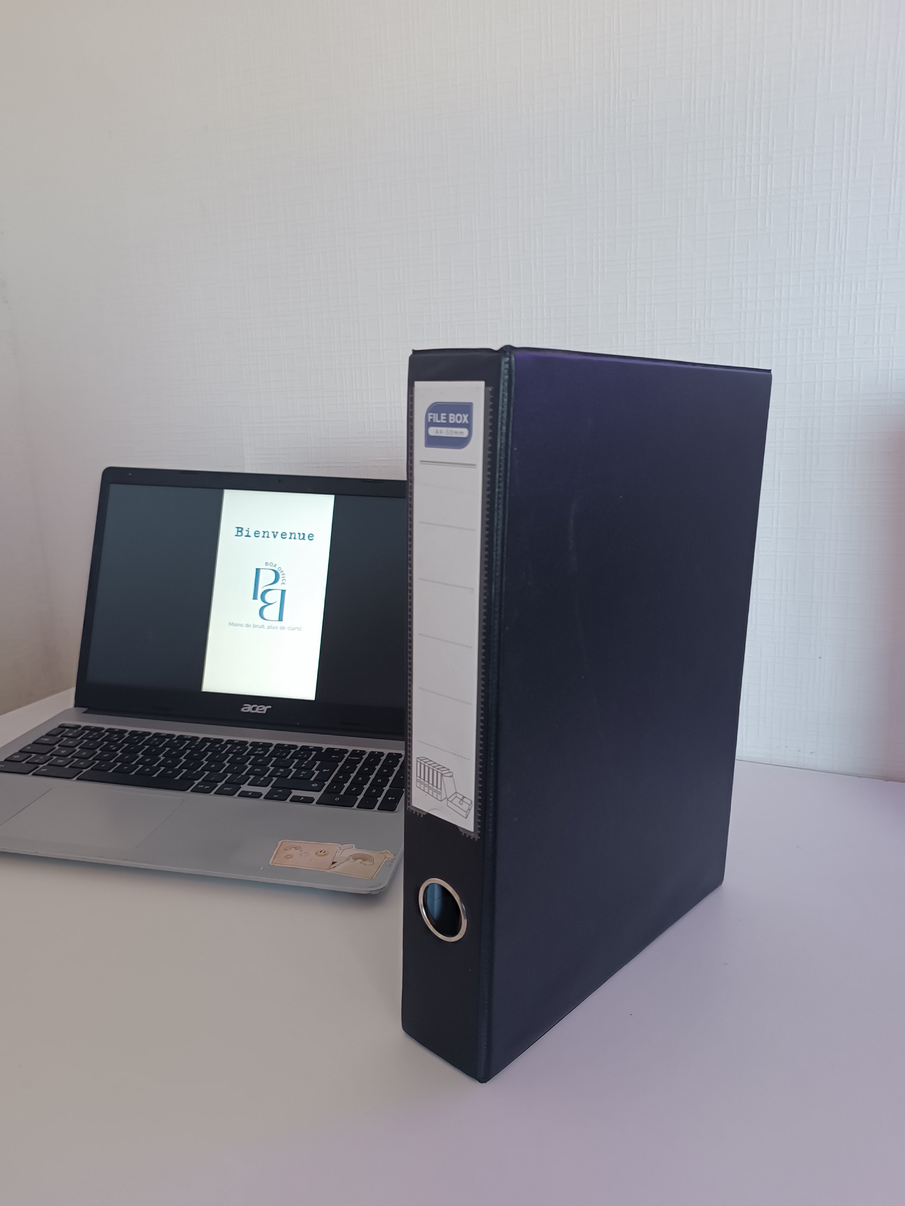 Box Entrepreneur Admin Bleu