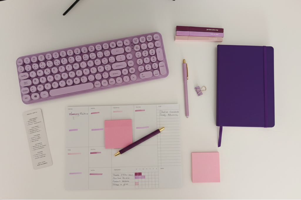 Rituel Uni Violet – Set Papeterie
